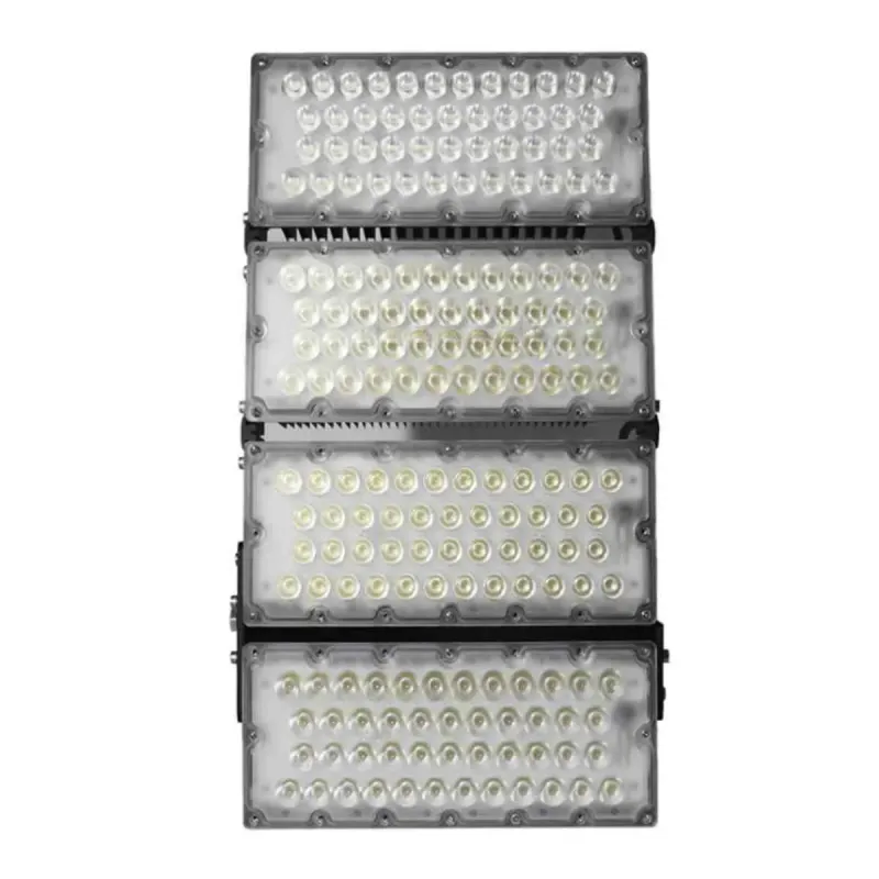 Projetor LED STADIUM MATRIX 480W vista frontal módulos SMD 5050 Bridgelux 12 núcleos potência