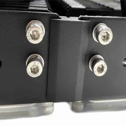 Waterproof IP65 connectors detail LED floodlight 240W STADIUM MATRIX cable entry water resistance