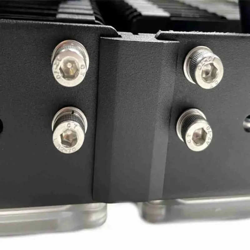 Waterproof IP65 connectors detail LED floodlight 240W STADIUM MATRIX cable entry water resistance