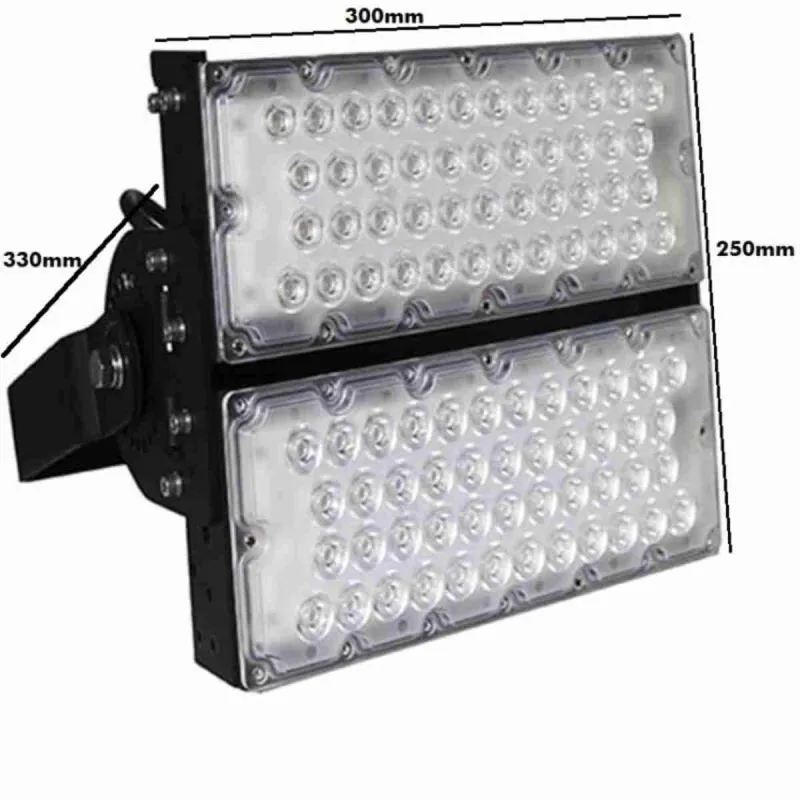 LED floodlight 240W STADIUM MATRIX front view SMD 5050 Bridgelux modules 12 cores high power