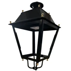 Lampadaire LED Villa Acier 40W-50W carcasse inox design classique éclairage