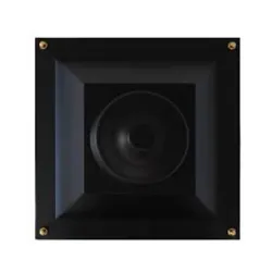 Farola Villa Acero vista cenital cuerpo cuadrado acero negro robusto