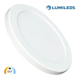 Downlight plafoniera LED MOSS 6W bianco CCT selezionabile chip Lumileds diametro regolabile