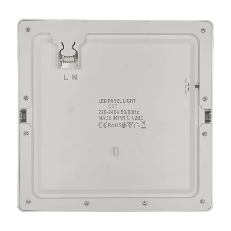 Rear view MOSS white LED downlight 24W with L/N terminals CE RoHS
