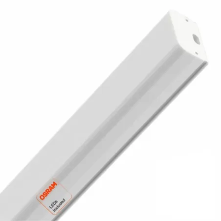 Régua LED linear ARTISTIC 50W OSRAM 150cm branca design minimalista