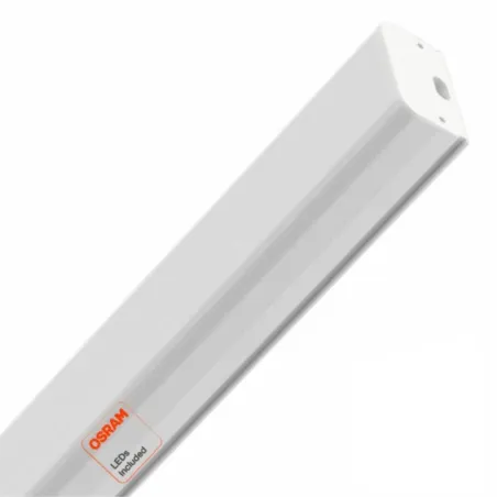 Plafoniera LED lineare ARTISTIC 50W OSRAM 150cm bianca design minimalista