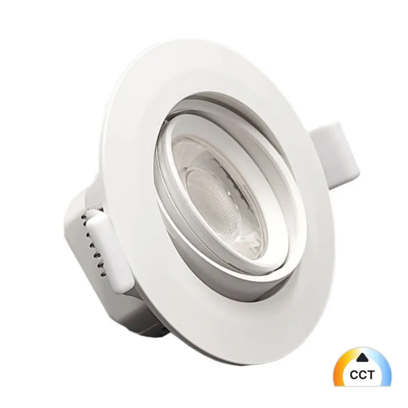 Empotrable LED 7W Circular Direccionable CCT | Ibérica de Iluminación
