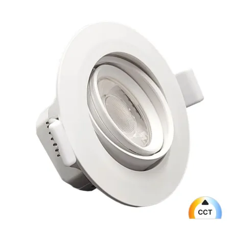 Encastrável LED 7W Circular Orientável CCT | Ibérica de Iluminación