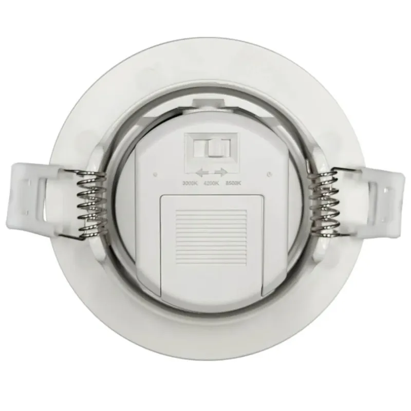 Arrière du spot encastrable LED 7W rond avec connexion driver intégré