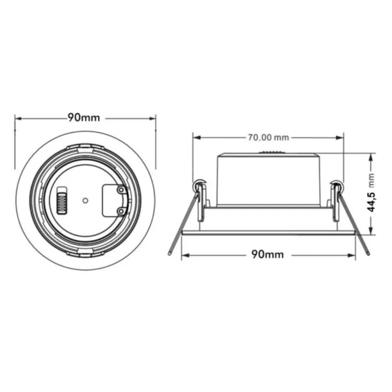 Recessed LED 7W Round Adjustable CCT | Ibérica de Iluminación