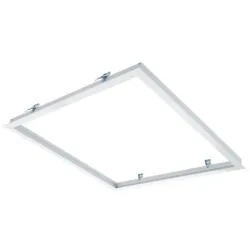 Cornice incasso alluminio bianco quadrata 60x60 cm per pannello LED
