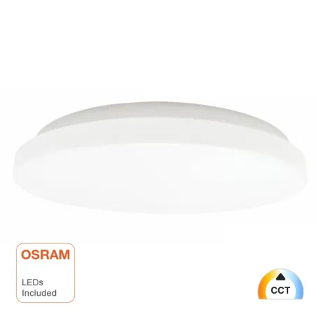Round white surface LED ceiling light 24W 20W 16W CCT with OSRAM chip