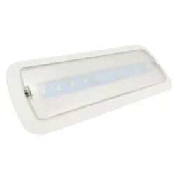 LED emergency light 4W self test IP20 6500K ceiling kit rectangular white