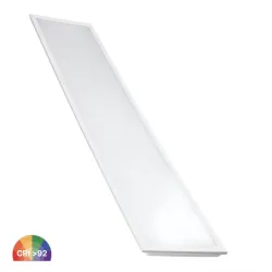 Pack 6 paneles LED 120x30 cm 40W marco blanco con driver Philips