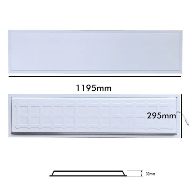 Pack 6 Paneles LED 120x30 40W Driver Philips | Ibérica