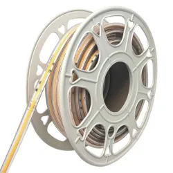 Tira LED COB 220V 14W/m bobina 20m IP67 alta densidad 448 LEDs