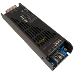 Fonte alimentação fitas LED 24V 200W 8,3A IP20 alumínio GXTronic slim