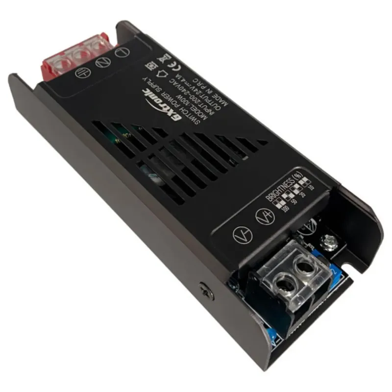 24V 100W 4.1A LED strip power supply IP20 aluminium GXTronic slim driver