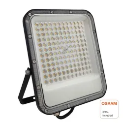 Projecteur LED 100W extérieur Avant Pro puce OSRAM IP65 vue avant support orientable