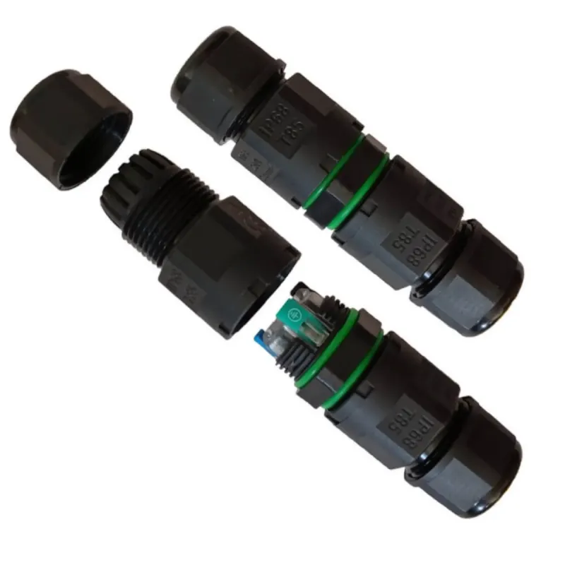 Connecteurs étanches IP68 inclus projecteur LED 100W Avant Pro câblage sécurisé installation