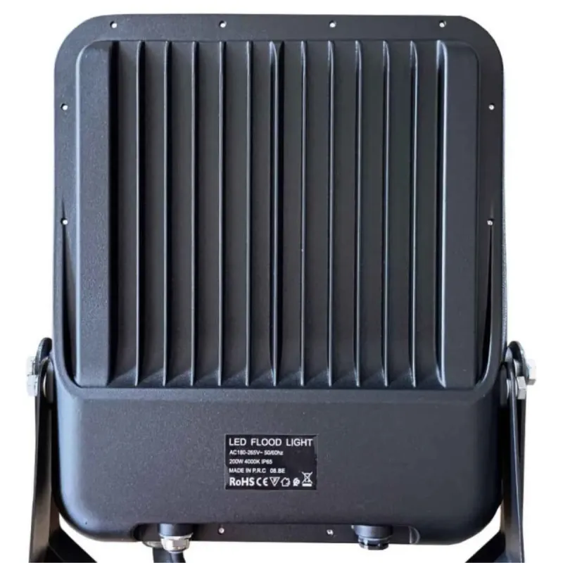 Foco LED 200W Avant Pro OSRAM vista trasera disipador aluminio cuerpo robusto IP65 IK10