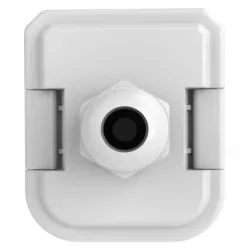 Waterproof batten LED side cap with cable gland IP65 sealed wire entry fitting