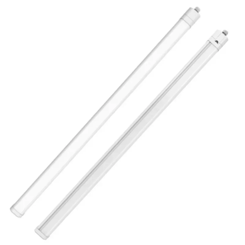 150cm LED waterproof batten perspective view industrial installation warehouses workshops