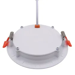 Rear view 12W LED downlight OSRAM with quick connector, metal springs and white housing