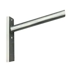 Soporte farola acero galvanizado 50cm para columna y pared en alumbrado público urbano