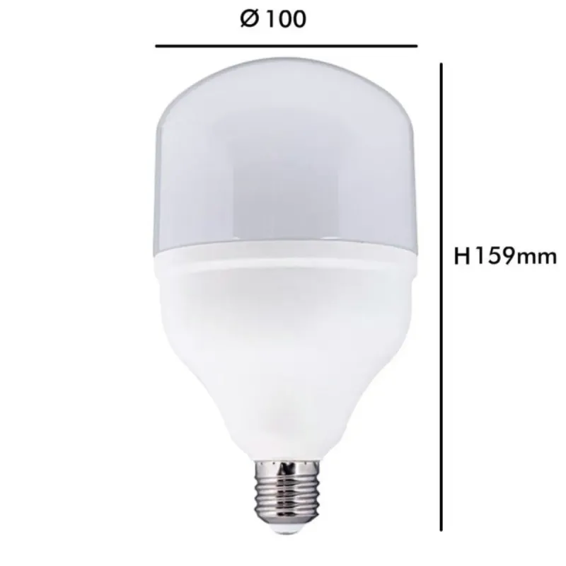 Bombilla LED Industrial E27 33W 3630lm 280° | Ibérica