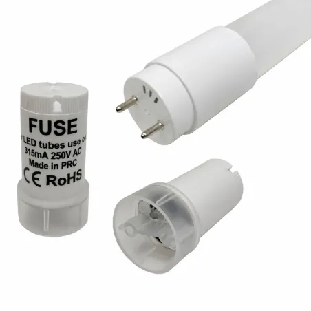 10W 60cm glass T8 LED tube with G13 base and starter bypass to replace fluorescent tubes