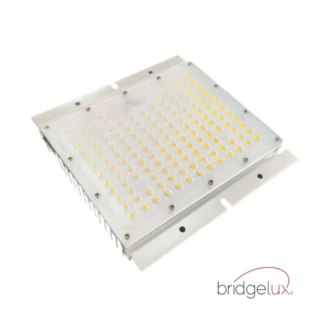 Módulo óptico LED 65W MOSO con 144 diodos SMD3030 Bridgelux para farolas viales
