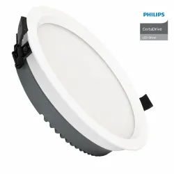 Downlight LED circular 40W Philips CertaDrive blanco con muelles de sujeción y selector CCT