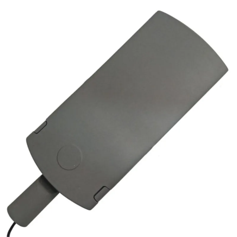 Rear view CAPRI street light with compact aluminium housing and lower cable outlet