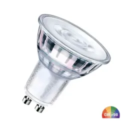 GU10 LED spotlight 8W glass body with reflector 24 degree beam SMD1A1A diode