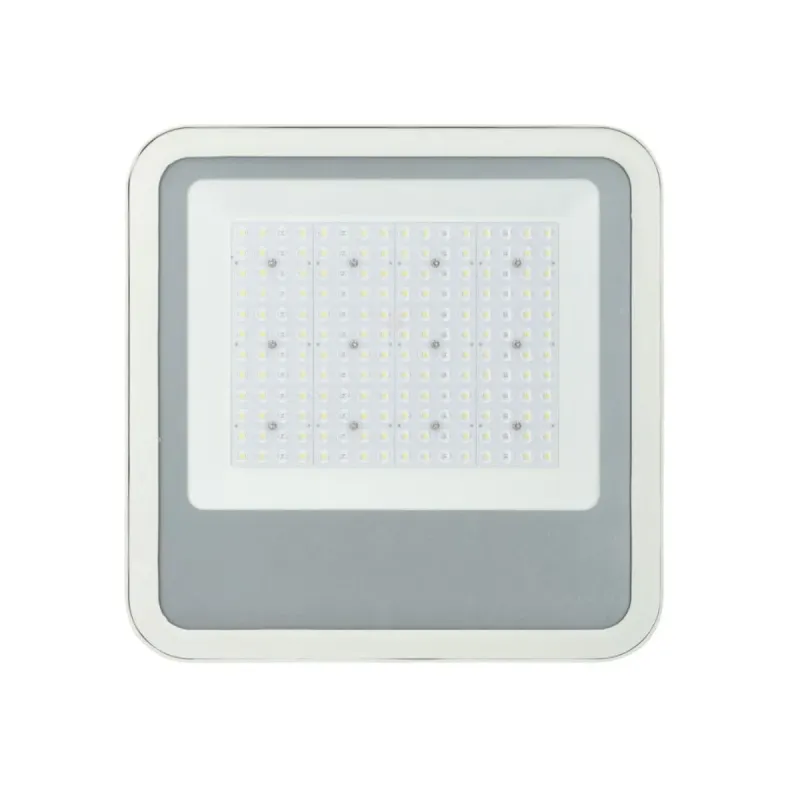 Foco LED ATEX 100W para gasolineras frontal con óptica de 120° y chip Lumileds