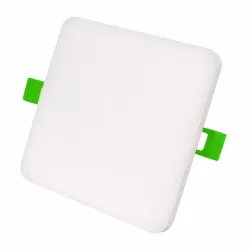 Downlight LED cuadrado Frameless 6-12W 4CCT blanco sin marco visto de frente
