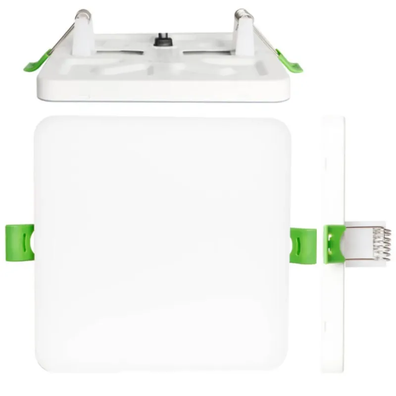 Frameless Square LED Downlight 6-12W 4CCT Ø50-100 | Ibérica