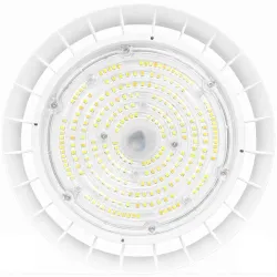 Bottom view LED disc MOONLIGHT UFO recessed high bay illuminated