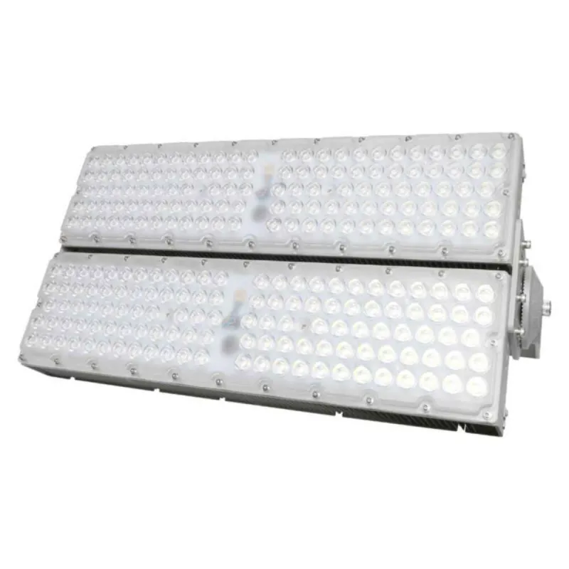 LED floodlight 600W STADIUM oblique view LED modules die-cast aluminium housing heat dissipation