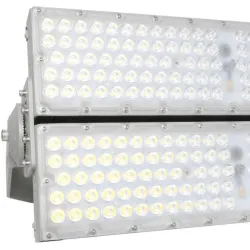 LED floodlight 600W STADIUM side view elongated robust body professional design massive lighting