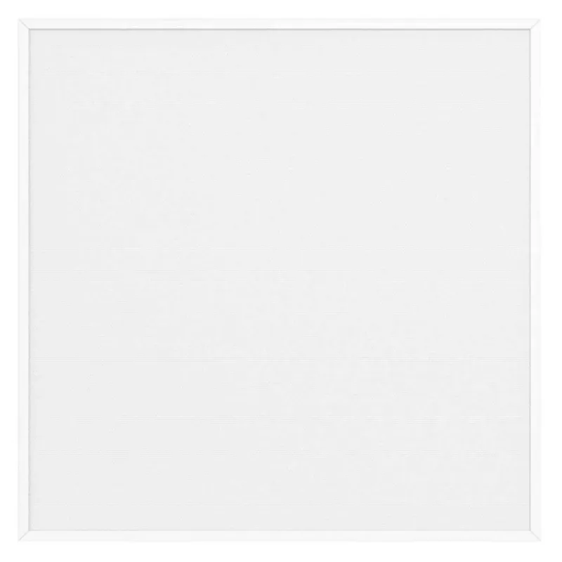Front view LED panel 60x60 Slim Frame microprism for professional office lighting