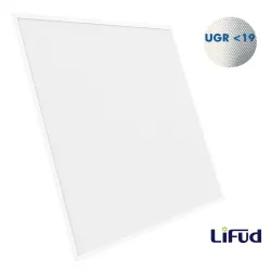 LED panel 60x60 UGR less than 19 DALI dimmable with Lifud driver microprism for offices