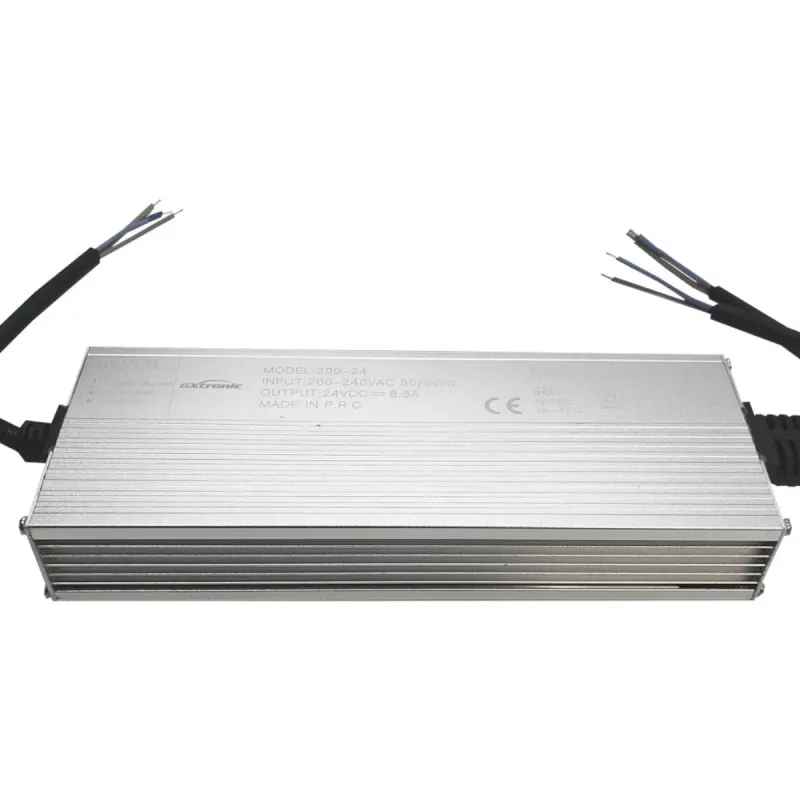 Fonte de Alimentação Estanque 24V 200W IP68 para Fitas LED | Ibérica