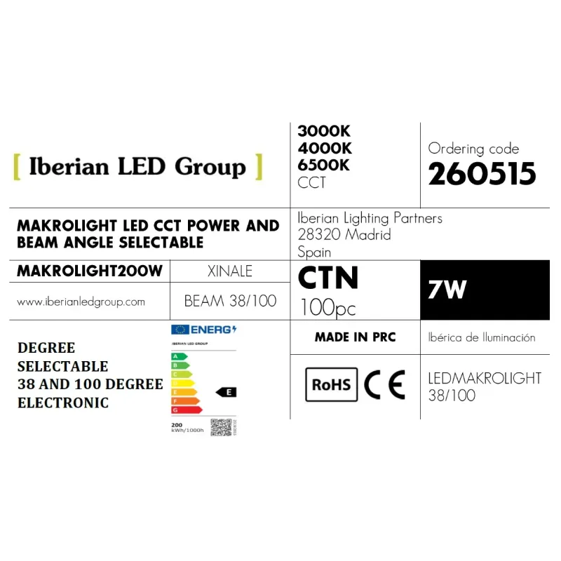 Buy Dichroica LED 6W Samsung Dimmable 590lm 45º IP20 GU10 Adjustable Dimmable