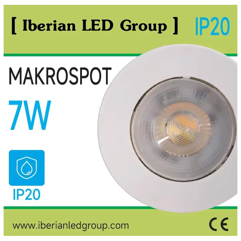 Buy Dichroica LED 6W Samsung Dimmable 590lm 45º IP20 GU10 Adjustable Dimmable