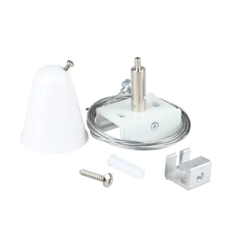 Kit-colgante-foco-carril- TRIFASICO-Blanco