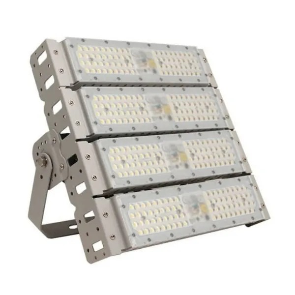 DOB Magnum LED floodlights: from 150W to 400W with Osram SMD3030 chip and interchangeable optical module for large installations